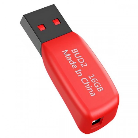 USB флеш-накопитель 16Gb Borofone BUD2 (черно-красный)
