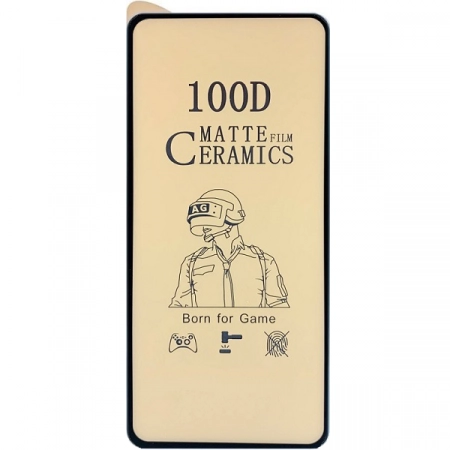 Защитное стекло 100D Ceramics матовое для Infinix HOT 12i тех-упаковка