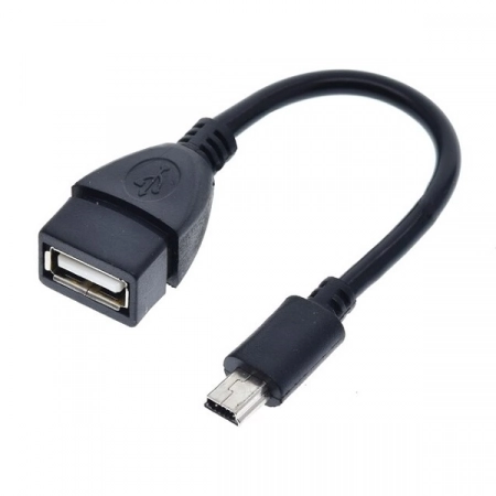 Адаптер OTG Mini USB - USB Walker №03 (черный)