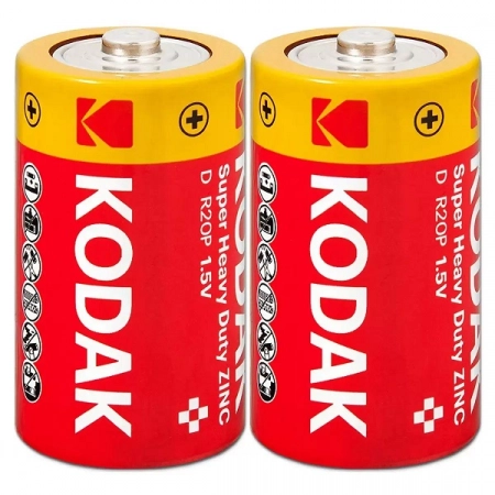 Батарейка D Kodak R20-2S Super Heavy Duty (2/24)