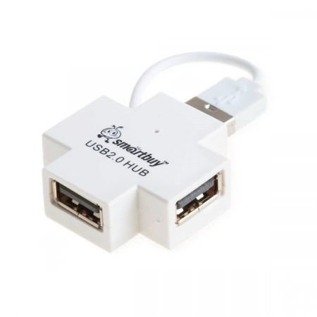 USB-хaб Smartbuy SBHA-6900-W 4USB (белый)