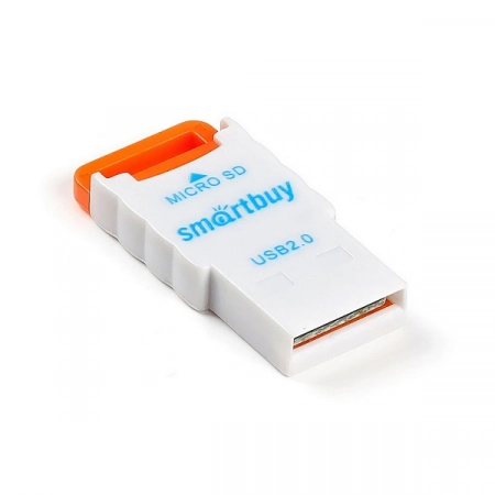 Картридер microSD Smartbuy STR-707-O (оранжевый)