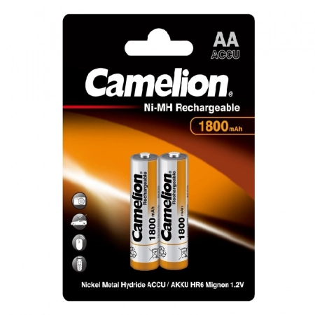 Аккумулятор AA 1800mAh Camelion HR6-2BL (2/24)