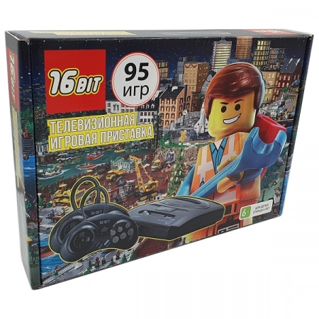 Игровая приставка 16bit Classic LEGO (95 встроенных игр)