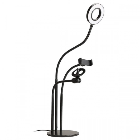 Кольцевая лампа 3,5'' (9см) XO BGD006/LS-90-6 (черная)