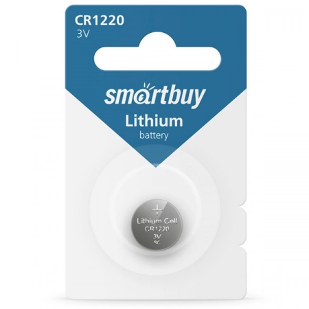 Батарейка CR1220-1BL Smartbuy (1/12)