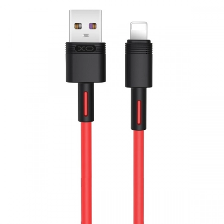 Кабель USB - Lightning XO NB-Q166 1.0м 5.0A (красный)