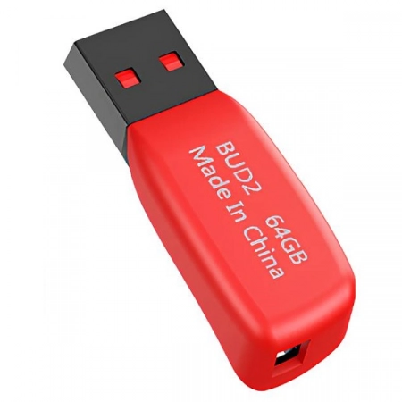 USB флеш-накопитель 64Gb Borofone BUD2 (черно-красный)