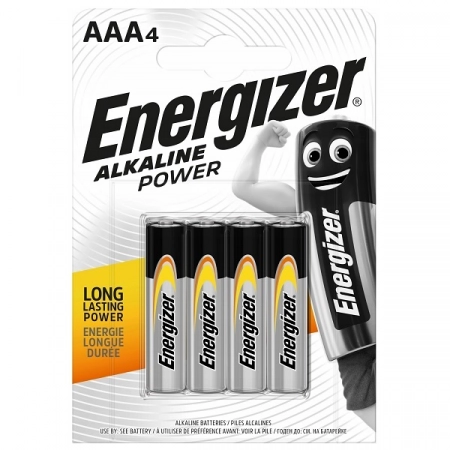 Батарейка AAA Energizer Alkaline Power LR03-4BL (4/48)