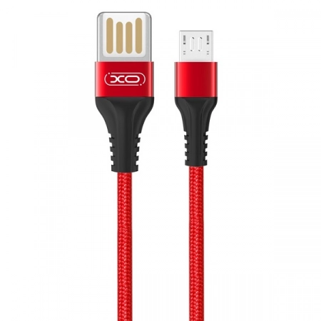 Кабель USB - Micro USB XO NB118 1.0м 2.1А (красный)