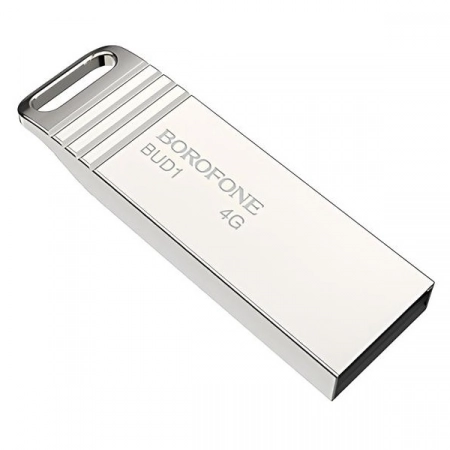 USB флеш-накопитель 4Gb Borofone BUD1 (серебристый)