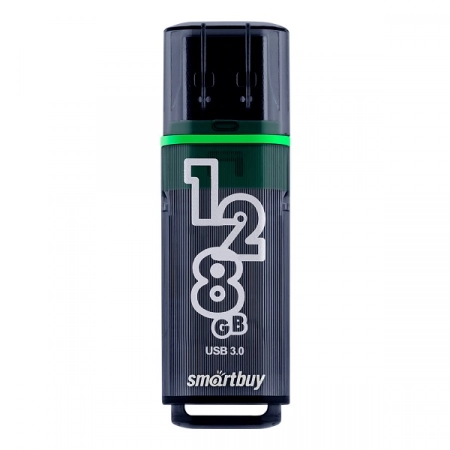 USB 3.0/3.1 флеш-накопитель 128Gb Smartbuy Glossy (темно-серый)