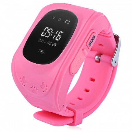 Детские смарт часы с GPS трекером Q50 OLED (розовые)