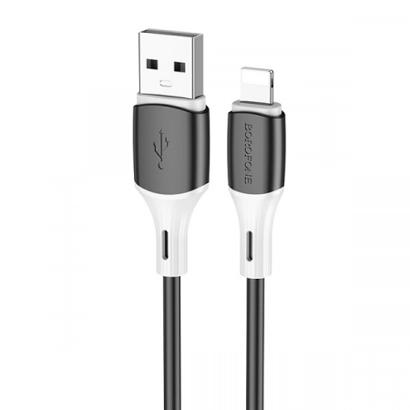 Кабель USB - Lightning Borofone BX79 1.0м 2.4A (черный)