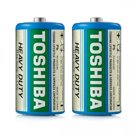 Батарейка C Toshiba R14-2S Heavy Duty (2/24)