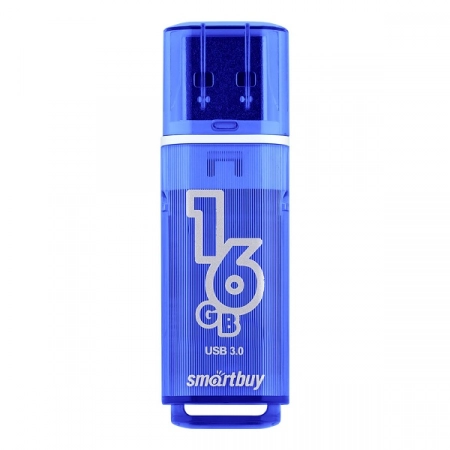 USB 3.0/3.1 флеш-накопитель 16Gb Smartbuy Glossy (темно-синий)