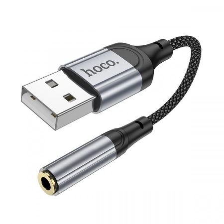 Внешняя звуковая карта USB - AUX HOCO LS36