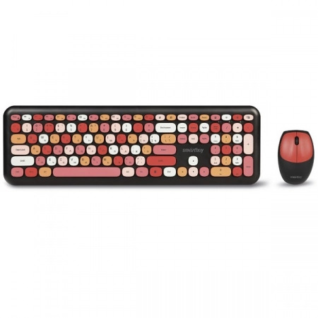 Комплект беспроводной клавиатура+мышь Smartbuy SBC-666395AG-K (черный)