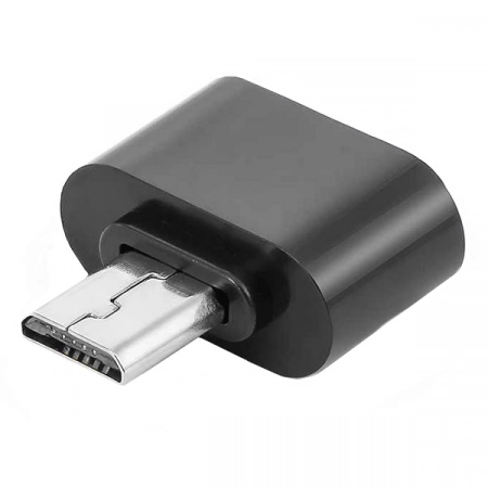 Адаптер OTG Micro USB - USB (черный)