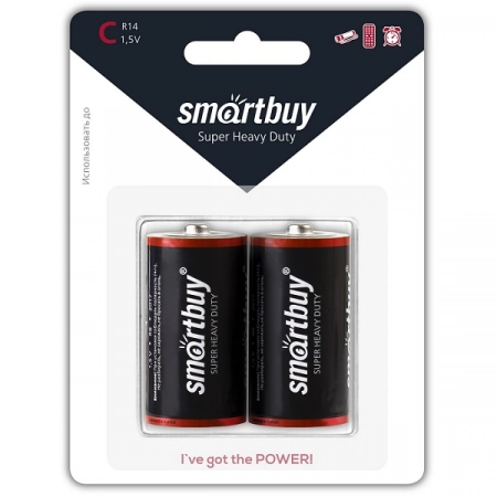Батарейка C Smartbuy R14-2BL (2/12)