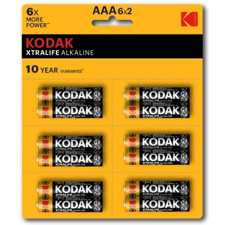 Батарейка AAA Kodak XTRALIFE LR03-BL12 (12/144)