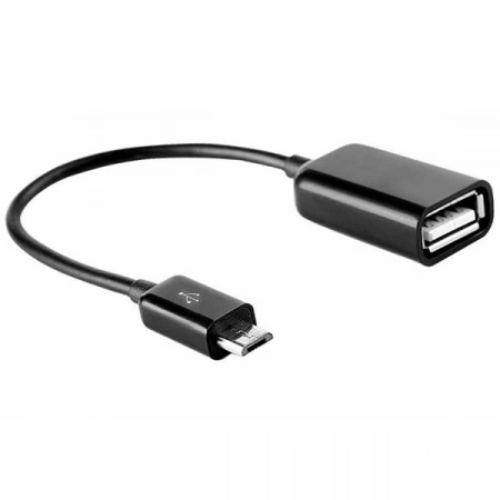 Адаптер OTG Micro USB - USB Walker №03 (черный)