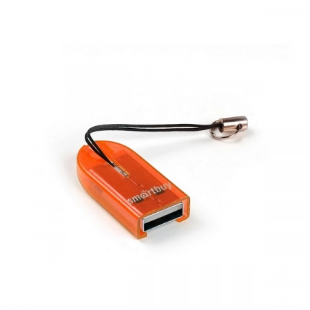 Картридер microSD Smartbuy 710-O (оранжевый)