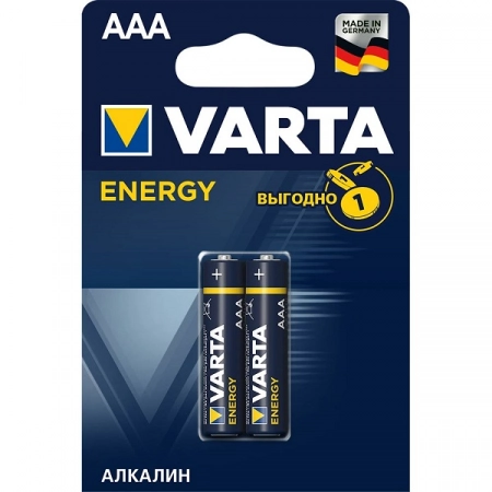 Батарейка AAA Varta ENERGY LR03-2BL (2/20)