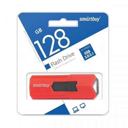 USB 3.0 флеш-накопитель 128Gb Smartbuy Stream (красный)